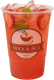 Strawberry iced tea cup